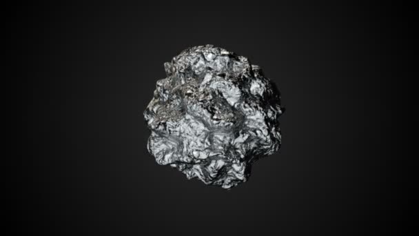 Abstrakta ekologiska sfär objekt Virus. 3D-rendering — Stockvideo