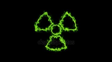 Radyoaktif işareti ile arka plan