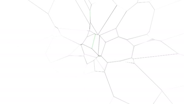 Fond abstrait avec la destruction du mur. Écran vert 