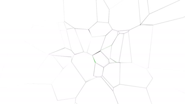 Fond abstrait avec la destruction du mur. Écran vert 