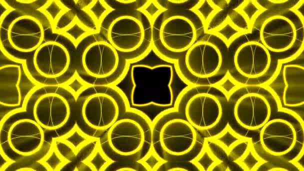 Fond abstrait avec kaléidoscope lumière or 