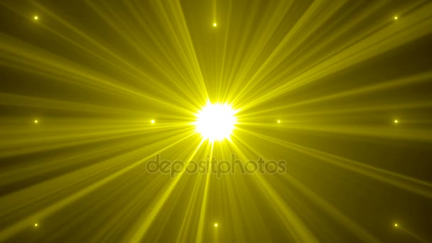 Rays from point light. Abstract background — Stock Video