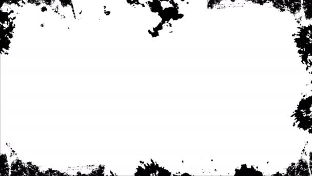 Abstraktní pozadí s grunge rámečku texturou. Digitální obrázek pozadí — Stock video