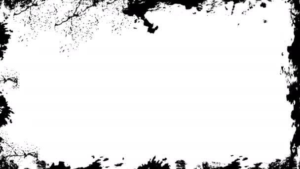 Абстрактный фон с граненой фактурой рамки. Цифровой иллюстрационный фон — стоковое видео