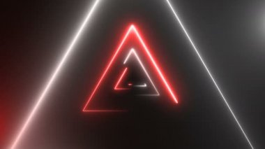 Neon üçgenler ile arka plan