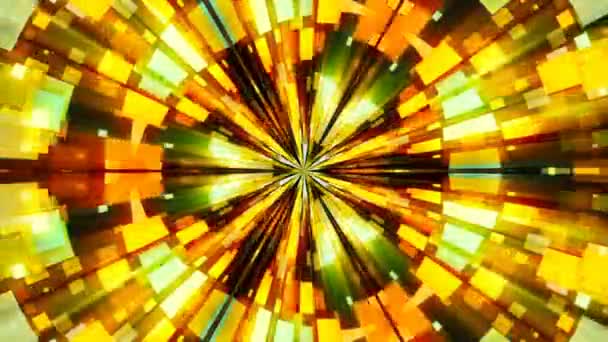 Fond abstrait avec kaléidoscope technologique 