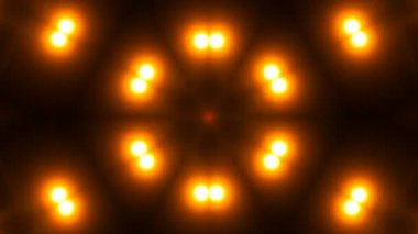 Arka plan Vj fraktal altın sürekli değişen. 3D işleme dijital zemin.