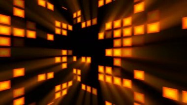 Arka plan ile turuncu disko Oda. 3D render