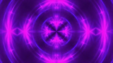 Vj fraktal violet sürekli değişen ile arka plan. 3D işleme dijital zemin