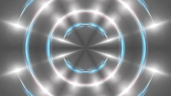 Абстрактний фон з VJ Фрактал срібний калейдоскопічний. 3D візуалізація цифрового фону — стокове фото