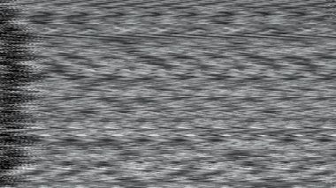 Gerçekçi titreşen, analog Tv sinyali ile kötü müdahale, 3d render ile arka plan