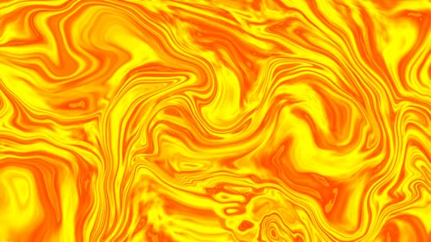 Абстрактный красочный фон градиента с визуальными иллюзиями и эффектами волнового масла, 3D рендеринг — стоковое видео