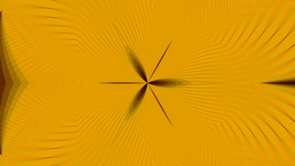 Tecnología de simetría abstracta, caleidoscopio brillante, fondo de representación 3d — Vídeos de Stock