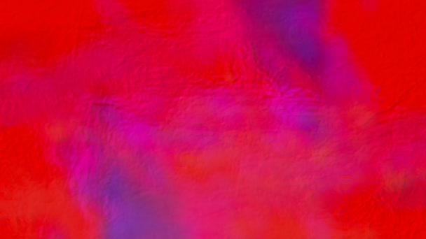 Абстрактный яркий многоцветный стеклянный фон с визуальными иллюзиями и волновыми эффектами, 3D рендеринг компьютера — стоковое видео