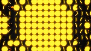 Birçok sarı paralar, 3d dönüm satırlarla arka plan render zemin, bilgisayar üreten