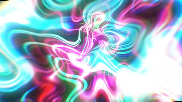 抽象的な輝きエネルギーの背景に視覚的な錯覚、波効果、3 d レンダリング コンピューター生成 — ストック動画