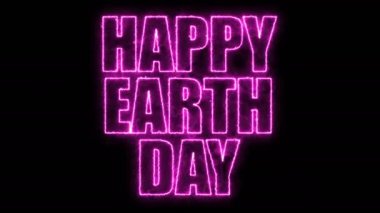 Mutlu Dünya Günü metin, 3d render zemin, üreten, bilgisayar-ebilmek var olmak kullanılmış için tatil şenlikli tasarım