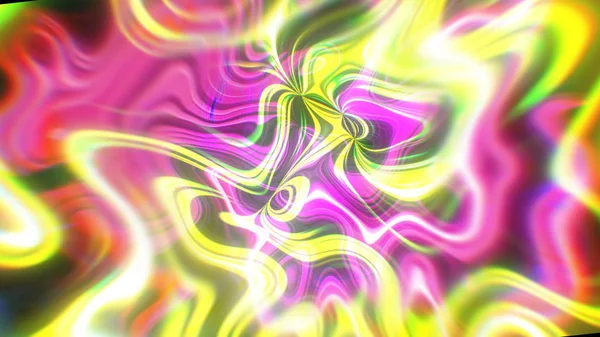 Astratto sfondo di energia bagliore con illusione visiva ed effetti d'onda, 3d rendering computer che genera — Foto Stock