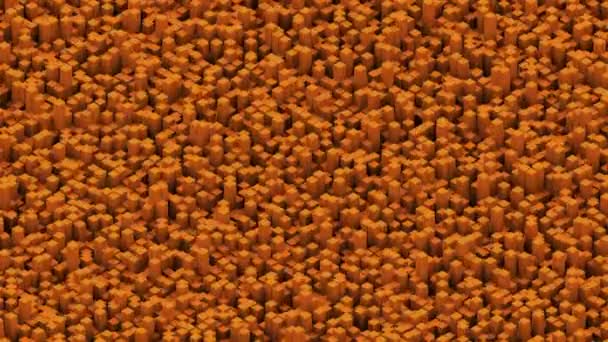 De nombreux blocs rectangulaires abstraits, Illusion optique, arrière-plan de rendu 3D généré par ordinateur moderne 