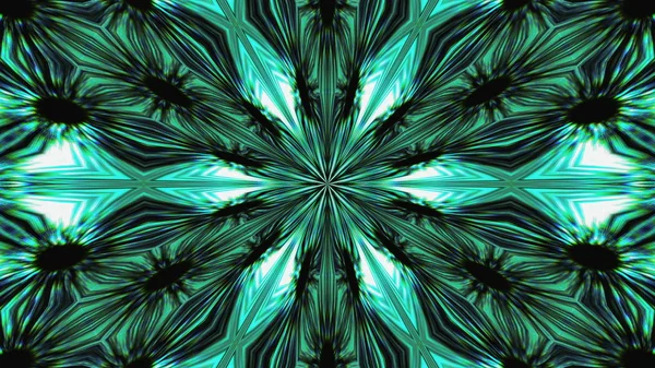 Abstrakte Symmetrie schönes Kaleidoskop, 3D-Rendering-Hintergrund, Computergenerierung — Stockfoto