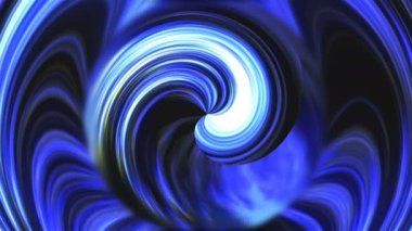 Birçok parlak büküm kızdırma çizgiler, soyut bilgisayar oluşturulan fon, 3d render