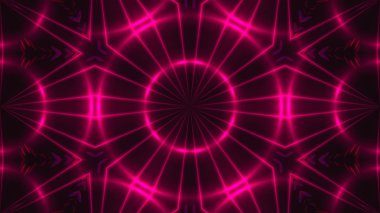 Arka plan ile Vj fraktal mor sürekli değişen. 3D işleme dijital zemin