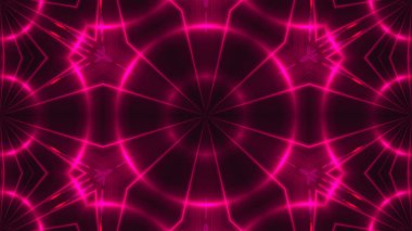 Arka plan ile Vj fraktal mor sürekli değişen. 3D işleme dijital zemin