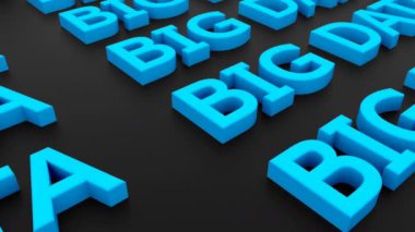 Çok büyük veri kaynak yüzeyi, arka plan, 3d çizim, bilgisayar render