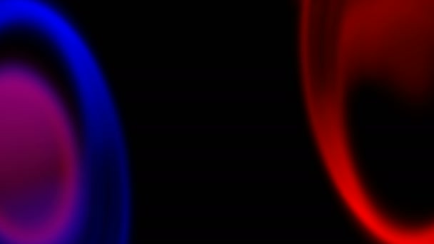 Traccia linee luminose con aberrazioni cromatiche, sfondo generato dal computer astratto, rendering 3D — Video Stock