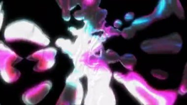 Parlak parlak düşen su zemin üreten bilgisayar birçok parlak damla, 3d render arka plan,