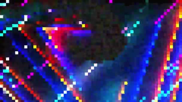 Effet 8 bits généré par ordinateur, fond pixellisé coloré, rendu 3d 