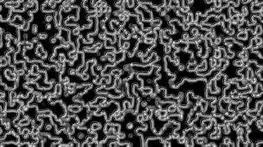 Zayıf kanalları titreştirmenin soyut arka planı. Bir labirentin 3d görüntülenmesi, bilgisayar oluşturuldu