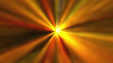 Bilgisayar, parlak ışık ışınları ve 3D görüntülemeden oluşan arkaplan oluşturdu