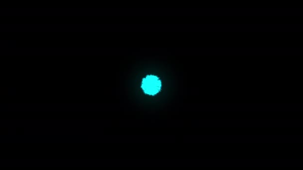 Rendement 3D de l'onde de choc d'explosion. Fond coloré généré par ordinateur 