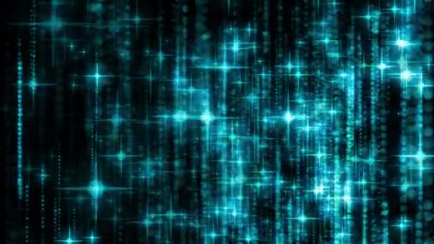 3d rendu de pluie de glam. Ordinateur généré beau fond d'étoiles, étincelles et guirlandes 