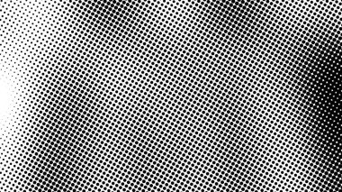 Birçok noktanın yarım tonu, bilgisayar tarafından oluşturulan soyut arkaplan, optik illüzyon efektli üç boyutlu görüntüleme arkaplanı