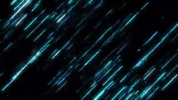 Компьютерный сбой. Пиксельный разноцветный зигзагообразный шум. 3D рендеринг видео ошибка — стоковое видео
