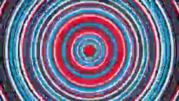 Cercle coloré avec mouvement de rotation hypnotique, généré par ordinateur. rendu 3d de fond de vortex abstrait