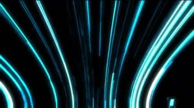 Arıza çizgileri, yüksek hızda karanlıkta seyahat eden, 3D oluşturulmuş bilgisayar oluşturma arkaplanı