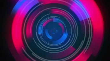 Bilgisayar, teknolojik arayüzler için dijital fütüristik HUD üretti. Ekran koruyucu için Baş Görüntü elemanlarının 3d görüntülenmesi. Web arkaplanı