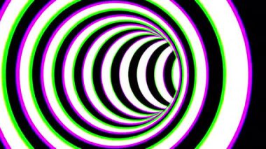 Siyah ve beyaz çizgiler. Bilgisayar oluşturulmuş soyut arkaplan, 3B görüntüleme