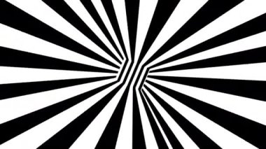 Siyah ve beyaz çizgiler. Bilgisayar oluşturulmuş soyut arkaplan, 3B görüntüleme