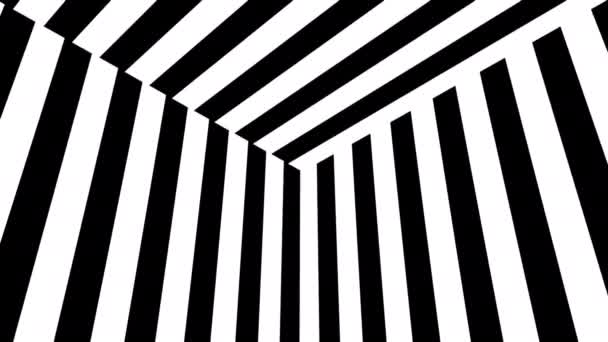 Black and white stripes. Computer generated abstract background, 3D render