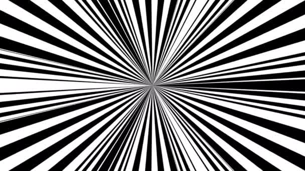 Rayures noires et blanches. Fond abstrait généré par ordinateur, rendu 3D