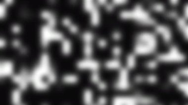 Computer generated blurred glittering particles floating through space. 3d rendering of gaseous mystical background