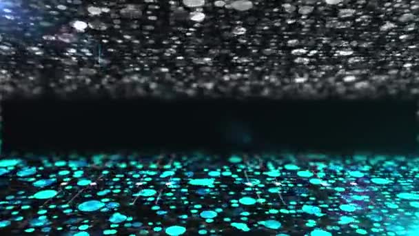 Fond technologique abstrait numérique, généré par ordinateur. flux d'information dynamique de rendu 3d.