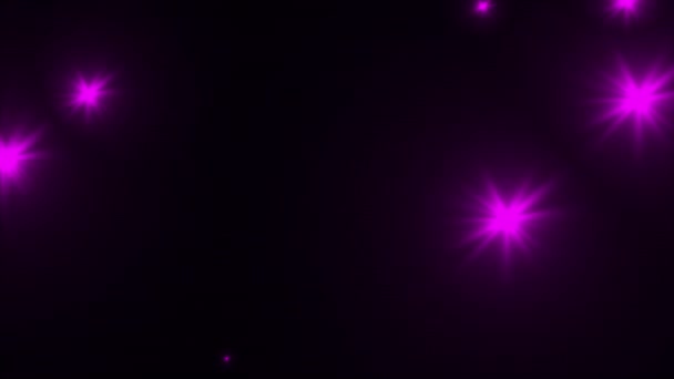 ランダムでフラッシュ ライトの多くをオンに、コンピューター生成されたモダンな背景、3 d のレンダリング — ストック動画