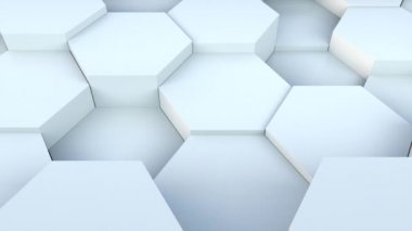 3d rendering of honeycomb background. Computer generated abstract design.