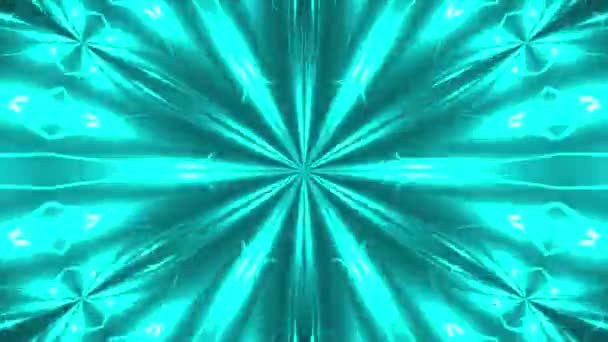 Abstracte symmetrie Caleidoscoop - fractal lichten, 3d render achtergrond, achtergrond genereren computer — Stockvideo