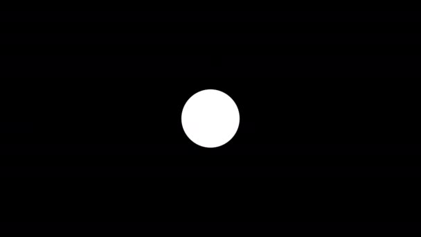 Abstracte achtergrond. Schematische verdeling van cirkelvormige vormen, computer gegenereerd. 3d weergave van het blob-effect — Stockvideo